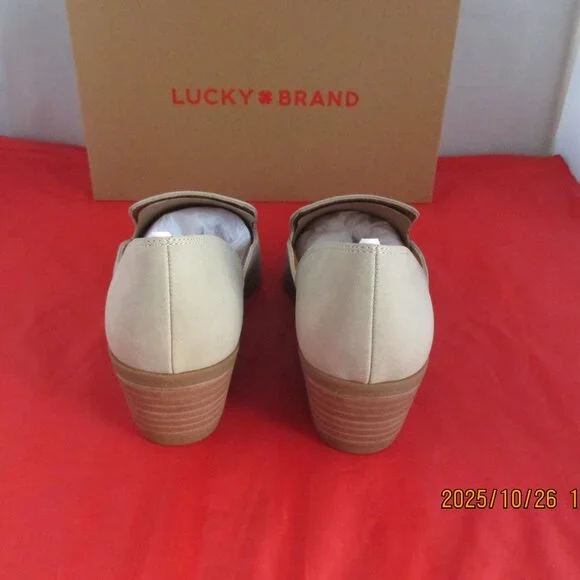 LUCKY BRAND Mizina Faux Leather Shooties $99 - US Size 9 - Dune - 1397 - Picture 7 of 11